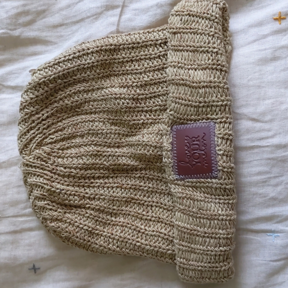 Tan Caramel Speckled Cuffed Love Your Melon Beanie